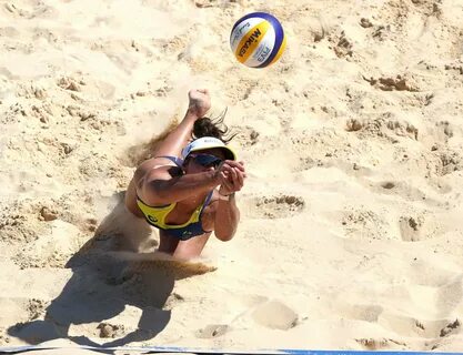 This year's volleyball competitors bring the heat on and off the sand ...
