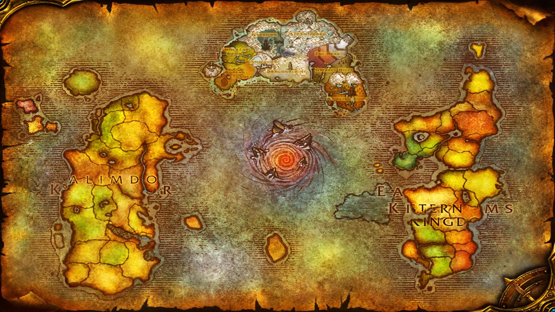 Торий 3.3 5. Гора Хиджал. Карта Азерота wow Classic. Гора Хиджал ВОВ. Карта World of Warcraft Cataclysm.