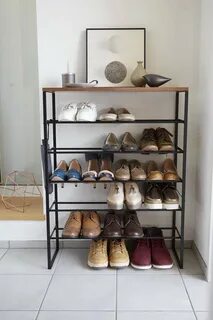 Обувница для обуви в прихожую металлическая
