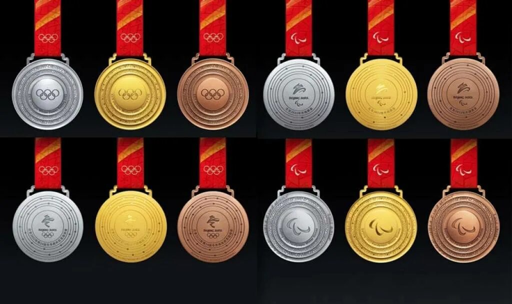 Олимпийские игры китай медали. Медали Паралимпиады 2022. Олимпийские медали Пекин. Олимпийские медали в Пекине 2022. Комплект медалей Пекин 2022 Россия.