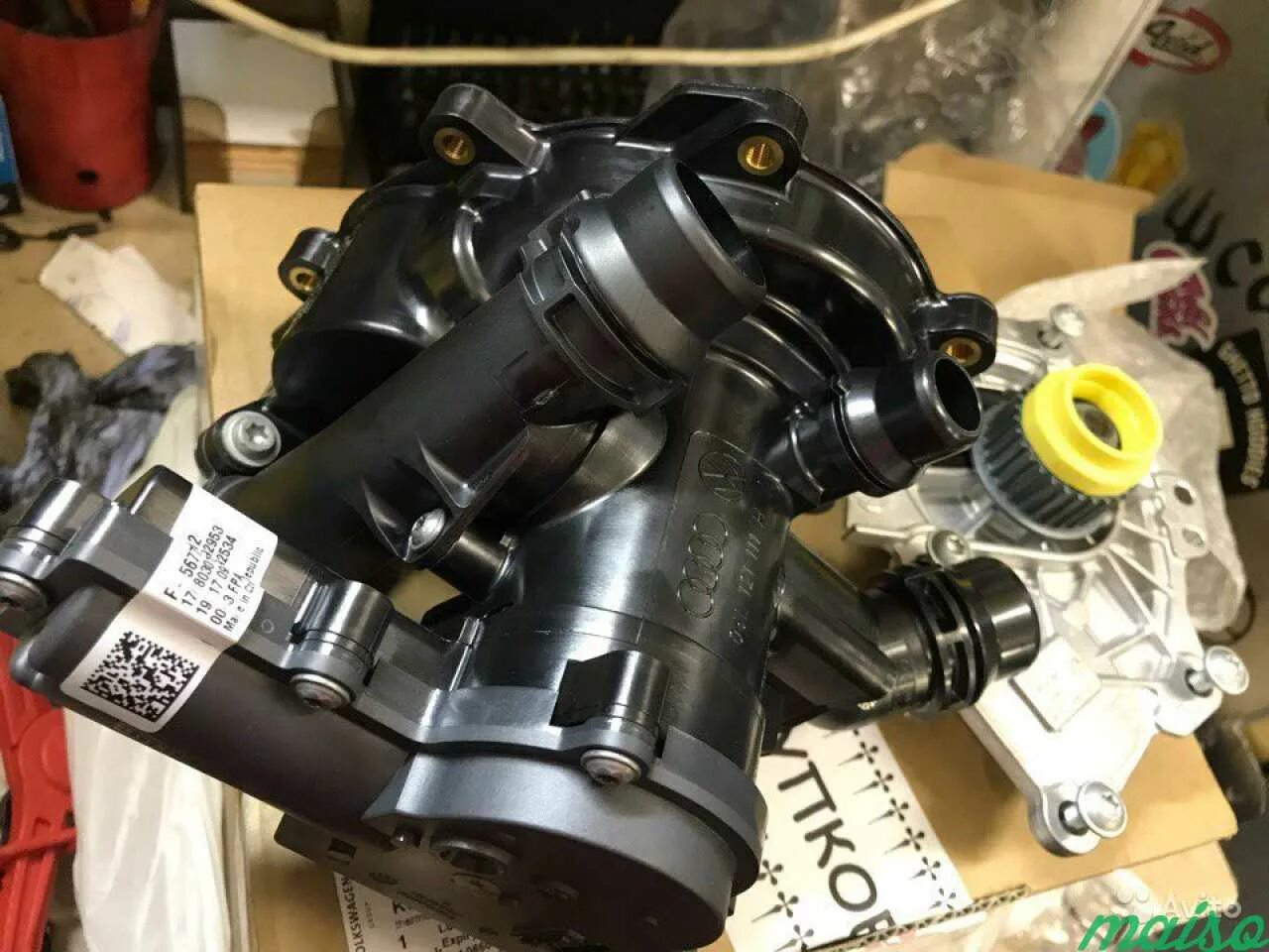 Корпус термостата ауди. 8 tsi. Корпус термостата 1. 8 tsi корпус помпы. 06l121111h.