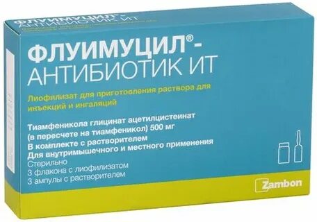Флуимуцил антибиотик для ингаляций взрослым отзывы
