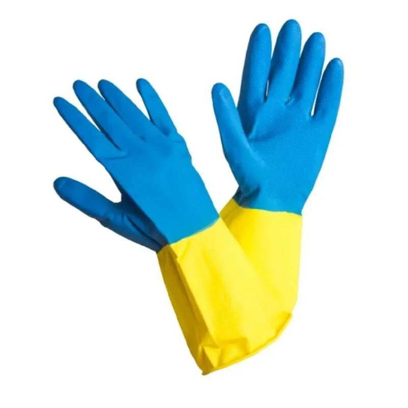 Перчатки латекс xl. Перчатки хозяйственные bicolor m континентпак. перчатки биколор &quot;xl&quot; komfi (синий+желтый) хоз. латекс. /12/144. перчатки биколор резиновые континент пак. перчатки латексные (размер м) 2801001.