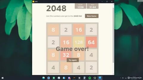 Игра в числа 2048