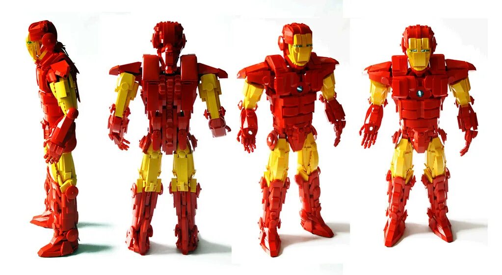 lego iron man helmet moc Online Shopping