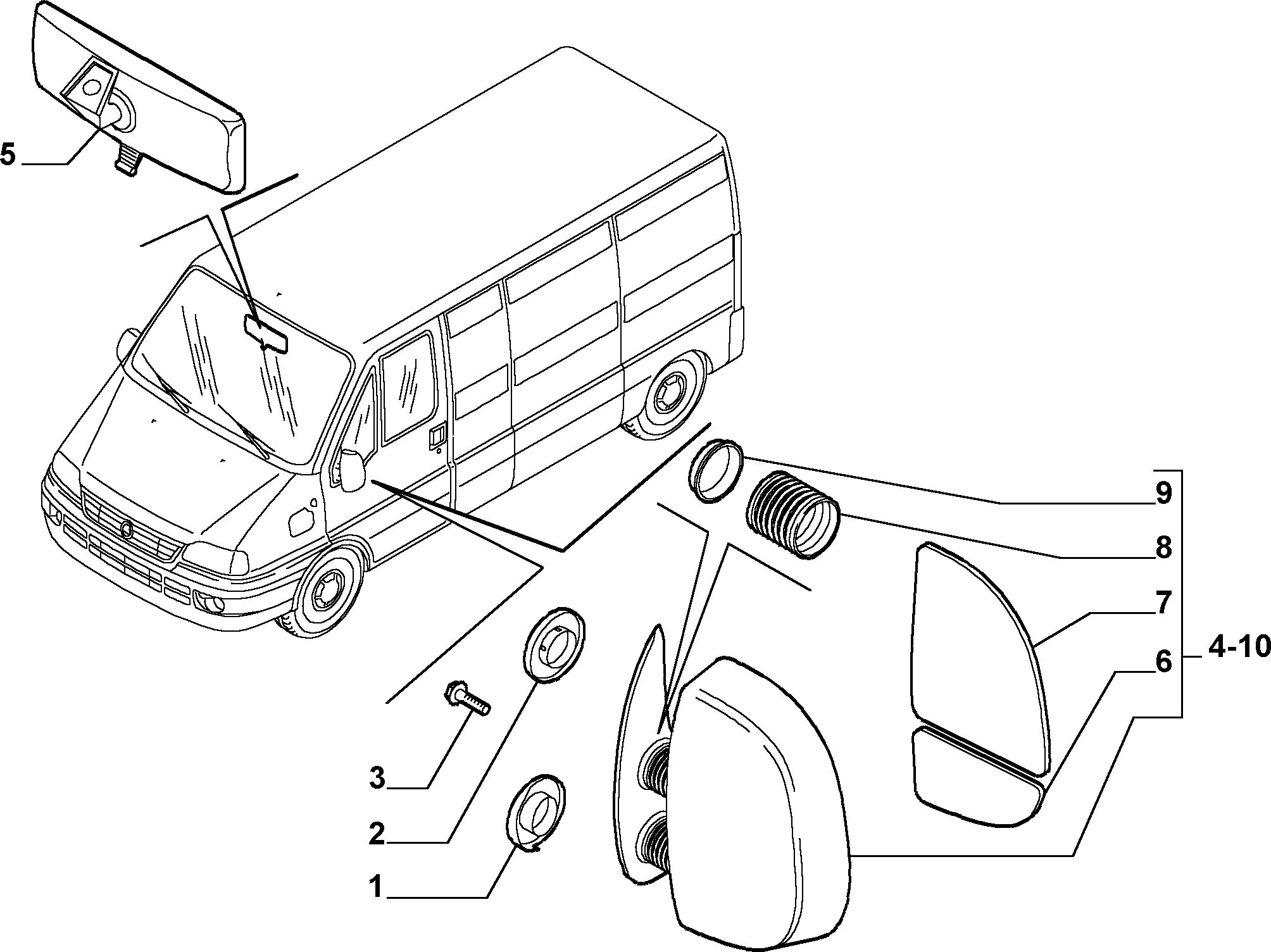 815457 PEUGEOT-CITROEN ВНЕШ. ЗЕРКАЛО LH купить в интернет-магазине AvtoTO