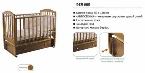 Кроватка маятник с ящиком сборка видео