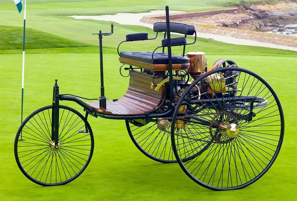 Марка 1 автомобиля в мире. Benz Patent-Motorwagen 1886 двигатель.