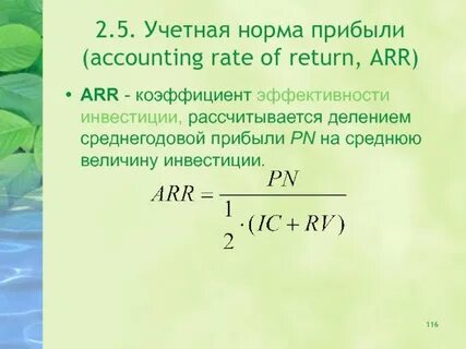 2 норма прибыли