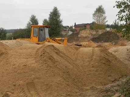 Песок на участок
