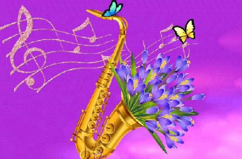 Красивая весенняя песня. Музыкальные картинки. Музыкальные инструменты и цветы. Открытки на музыкальную тему. Музыкальная Весенняя открытка.