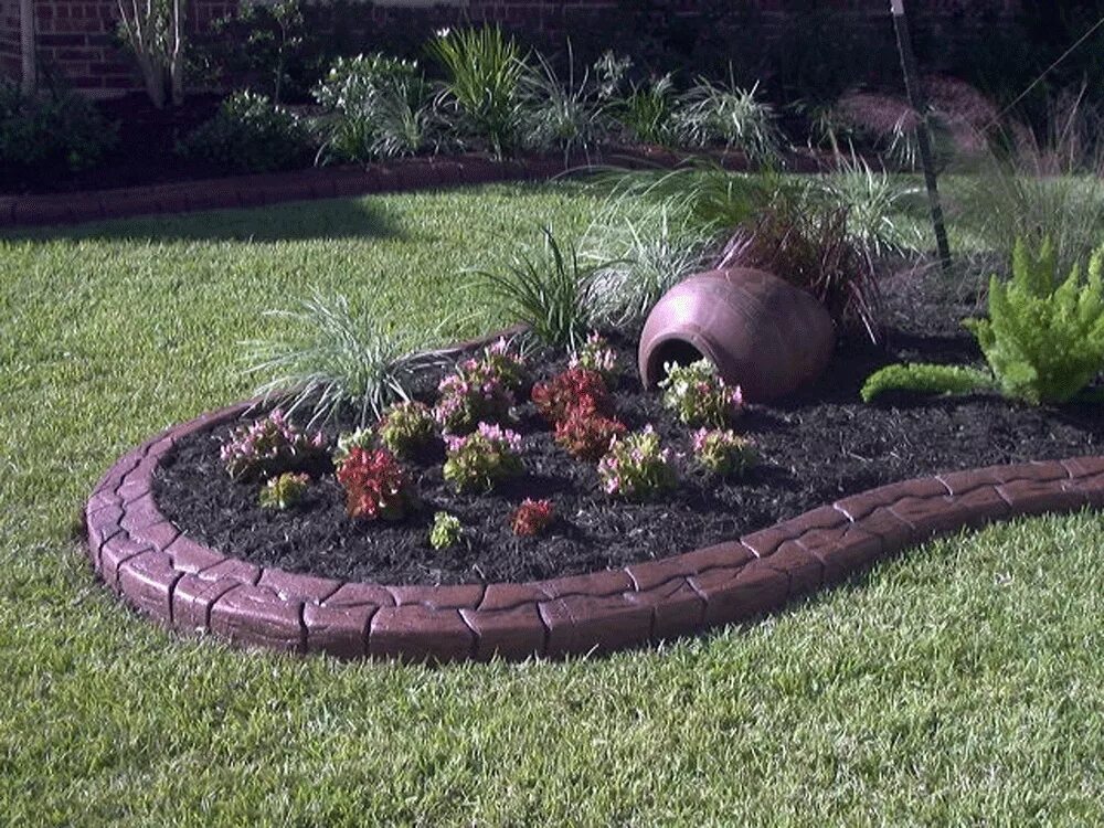 Бордюры на даче своими руками 25+ Best Garden Edging Ideas & Design You Can Try in 2024 Cinder block garden, G