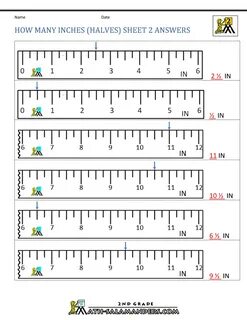 How Many Inches - (to half an inch) .