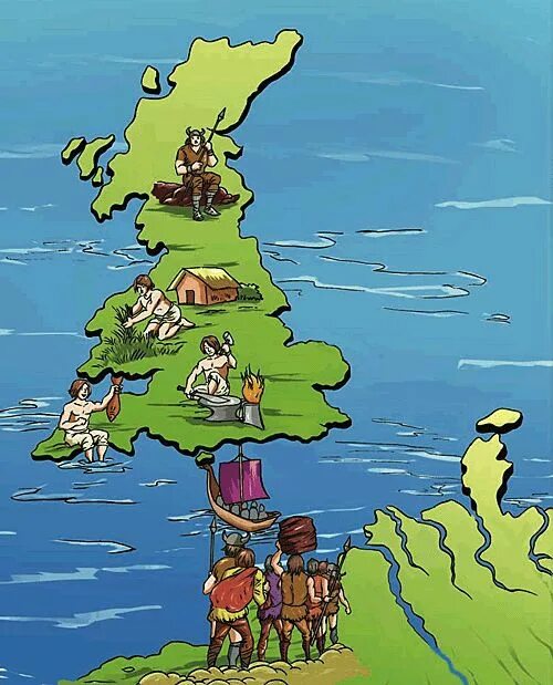 Племена англии. Англосаксонское завоевание Британии. Англосаксонские королевства в Британии карта. Завоевание Британии саксами. Завоевание Британии германскими племенами.