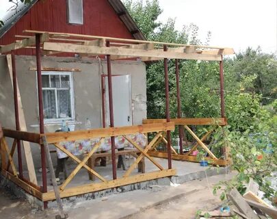 Дача на металлическом каркасе