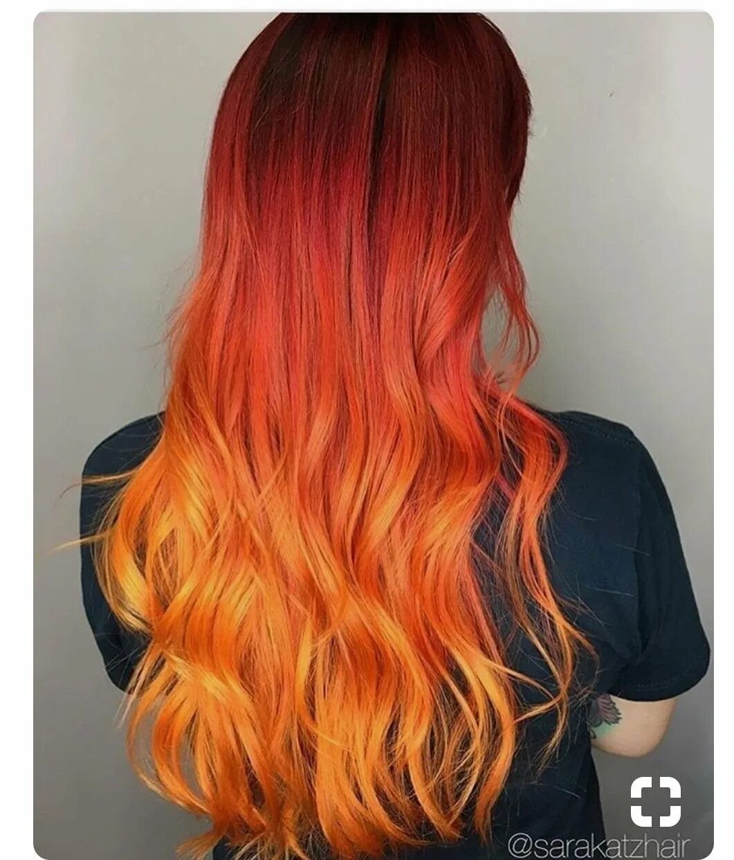Окрашивание в рыжий. Омбре на рыжие волосы. Красно оранжевые волосы. Оранжевое окрашивание волос.