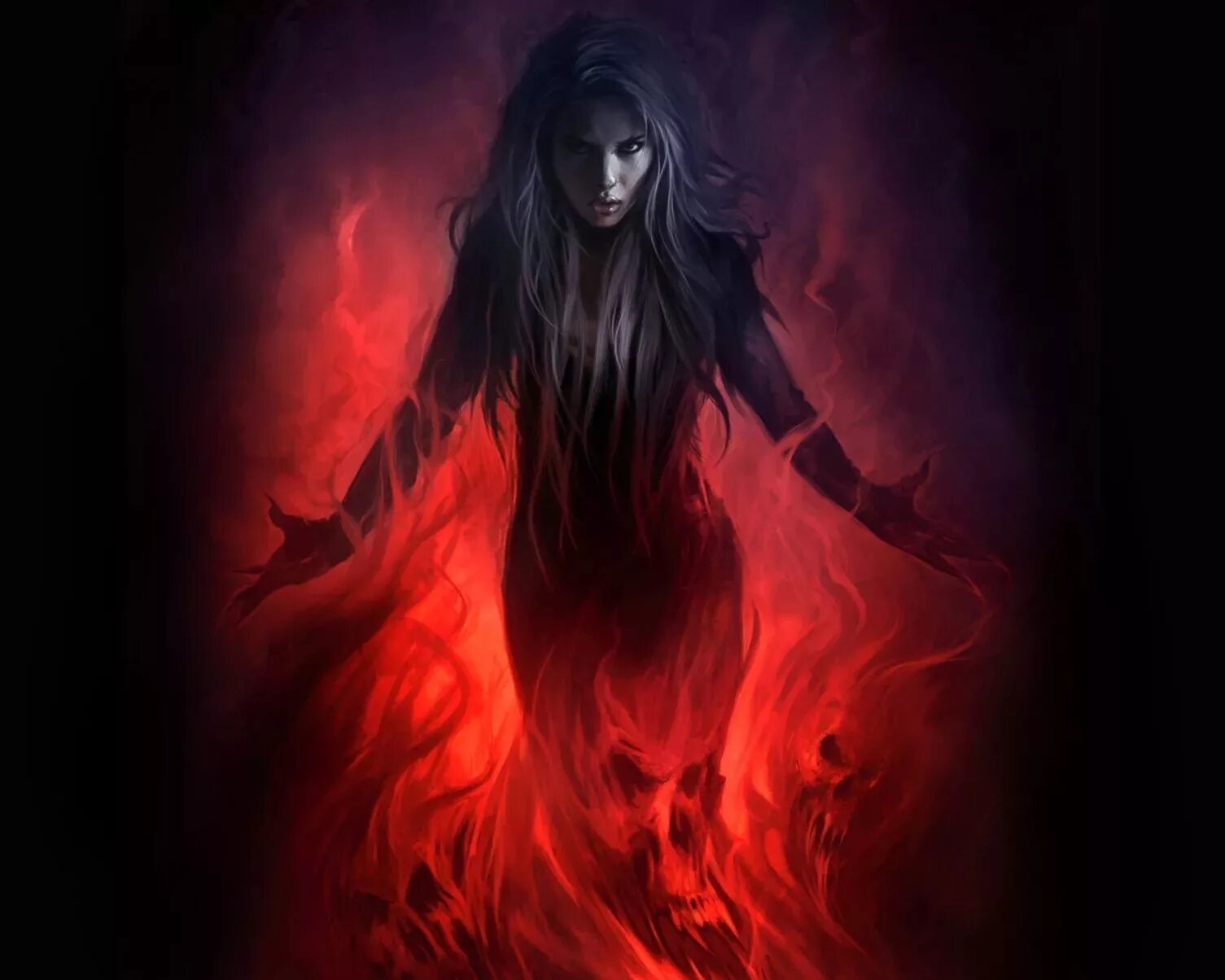 Черная магия волос. Naamah демон. Темные арты. Темная ведьма. Женщина демон.