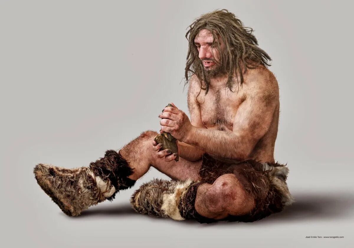 Первобытный мужчина. Древние люди хромосапинс. Неандерталец и кроманьонец. Неандерталец и хомо сапиенс. Неандерталец (homo Neanderthalensis).