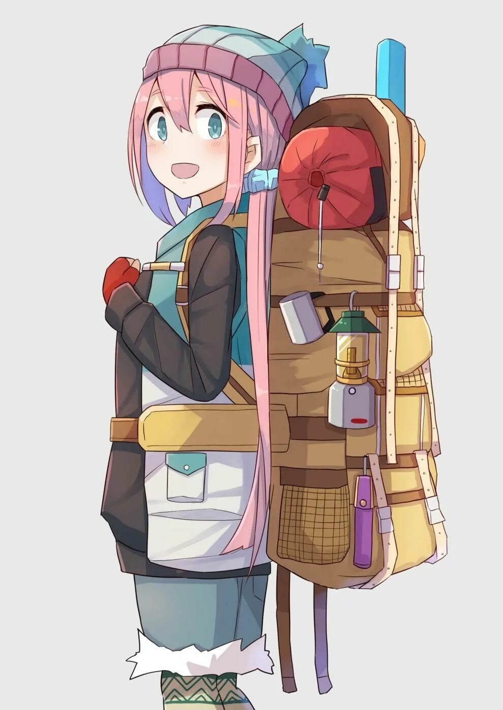 Nadeshiko Kagamihara. Yuru Camp Манга. Yuru camp camping