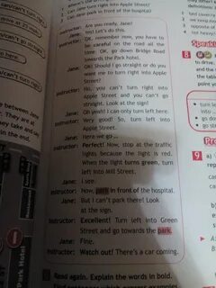 Read the dialogue