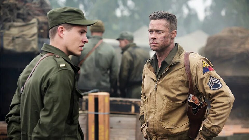 Главные роли брэда питта. Fury 2014 Brad Pitt. Брэд Питт Фьюри.