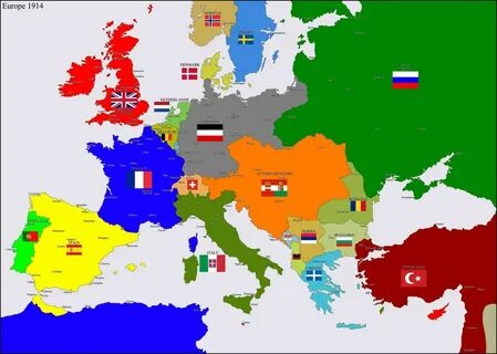 Политическая карта европы 2024 год