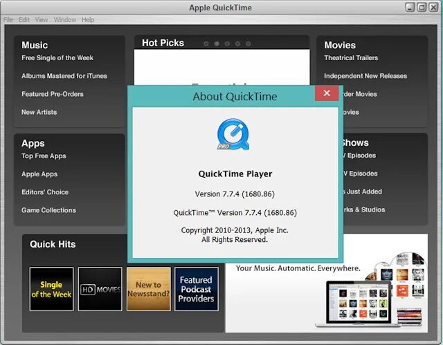 Quick time player v 7.1. Apple quicktime. quicktime player. apple quicktime player. quicktime player macbook.