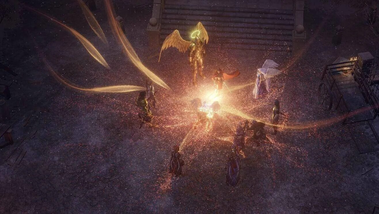 Pathfinder wrath of the righteous трикстер. Pathfinder: Wrath of the Righteous. Pathfinder Wrath of the Righteous дескари. Pathfinder Wrath of the Righteous ангел. Pathfinder Wrath of the Righteous Крылья.