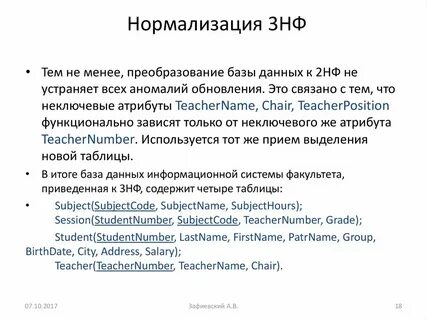 3 нормализованная форма