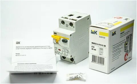 Автомат авдт 16а iek
