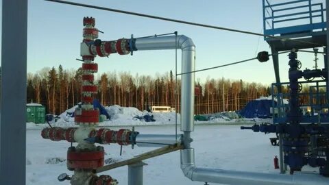 Обустройство куста скважин