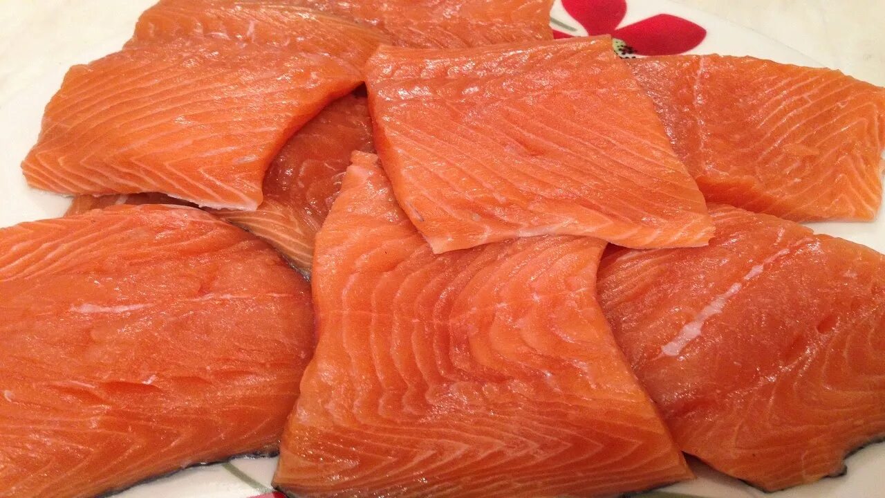 Каталог красной рыбы. سمك السلمون Salmon. Широкие куски рыбы. Красная рыба в масле. Как приготовить красную рыбу.