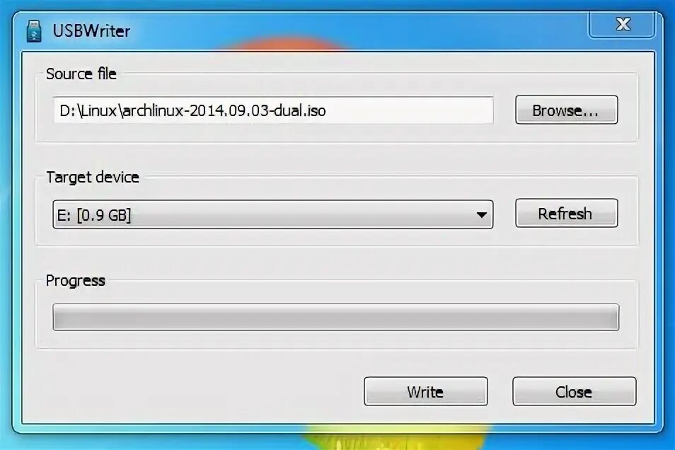 Usb writer. Usb image tool. windows write.