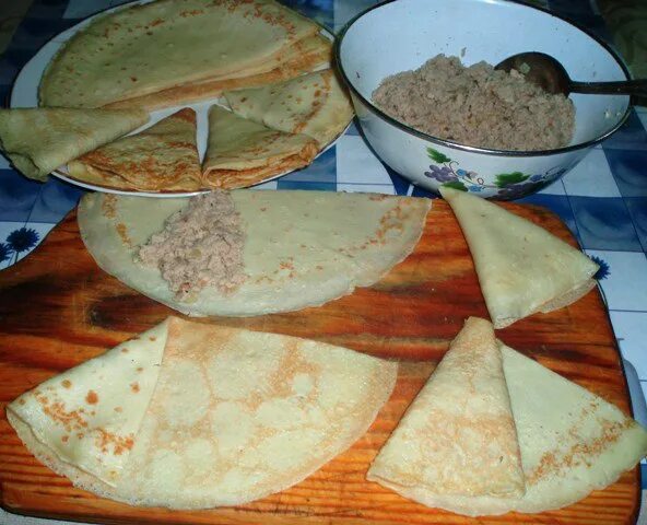 Блинчики с творогом и бананом Хозяйка ОНЛАЙН Дзен
