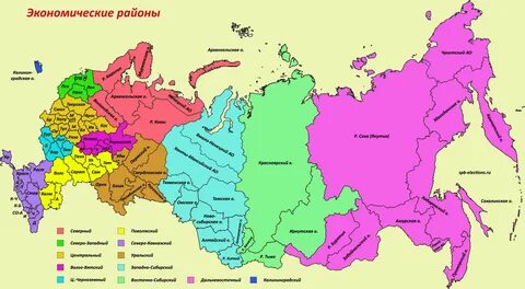 Карта федеральных округов москвы