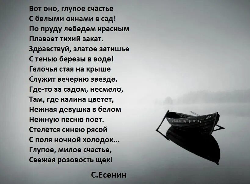 Есенин стихи вот оно глупое счастье. Вот оно глупое счастье. Стихотворения о тихом счастье. Вот оно глупое счастье с белыми окнами в сад. Глупое счастье песня