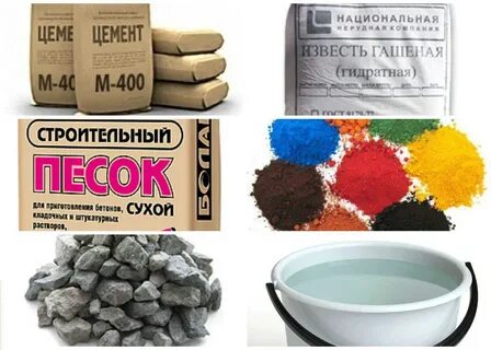 Раствор для тротуарной плитки своими руками