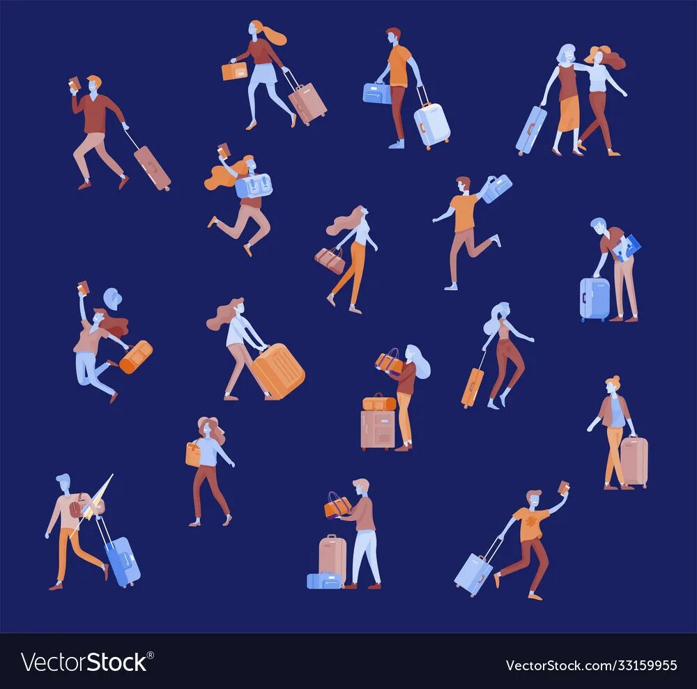 аппликация человек в движении