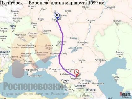 Махачкала тамбов расстояние