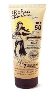 Kokua Sun Care Hawaiian Natural Zinc Sunscreen.