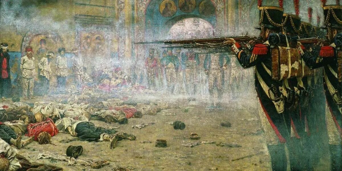 Наполеон в Москве 1812 года Верещагин.