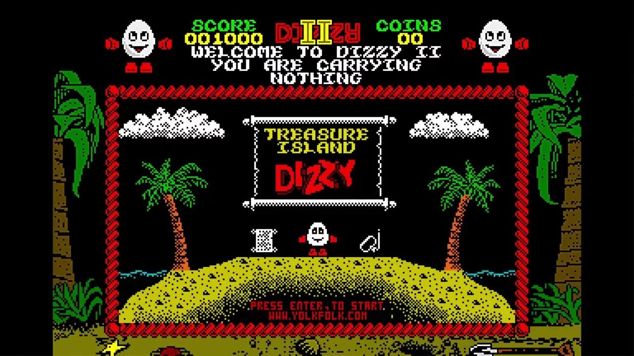 Игры для одиноких. Dizzy 2 ZX Spectrum. Treasure Island Dizzy NES. Dizzy ремейк. Dizzy Treasure Island Map.