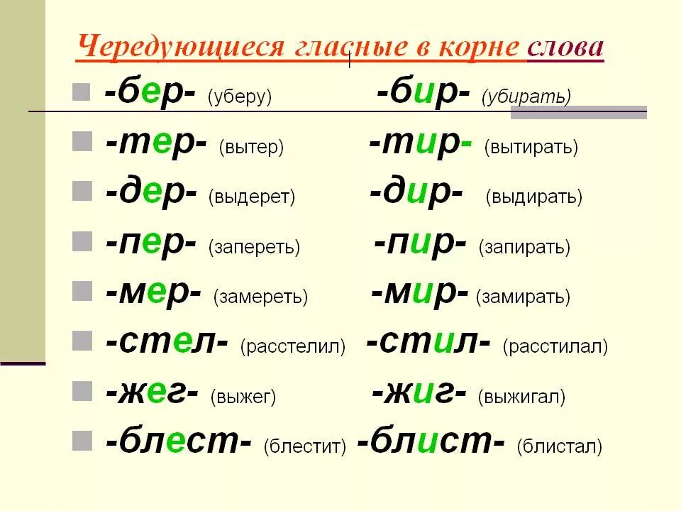 Вертеть однокоренные слова с чередованием в корне. Чередование корней бир бер правило. корни с чередованием бер бир. чередование гласных в корне бер бир. бер бир чередование правило гласных в корнях.