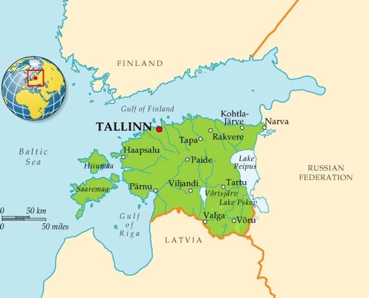Страны граничащие с эстонией. Эстония политическая карта. Политическая карта Эстонии на русском языке.