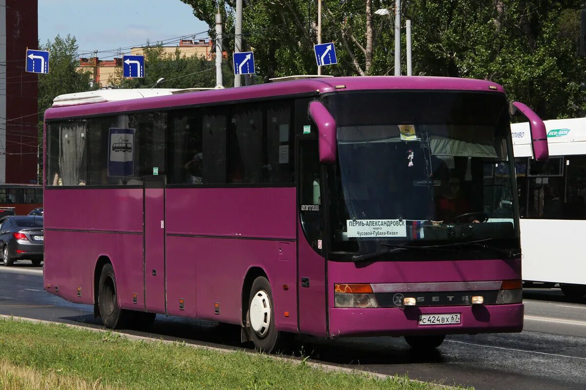 Цена автобуса чусовой пермь. Автобус 644 Пермь Александровск. Setra Пермский край. Автобус Березники Пермь.