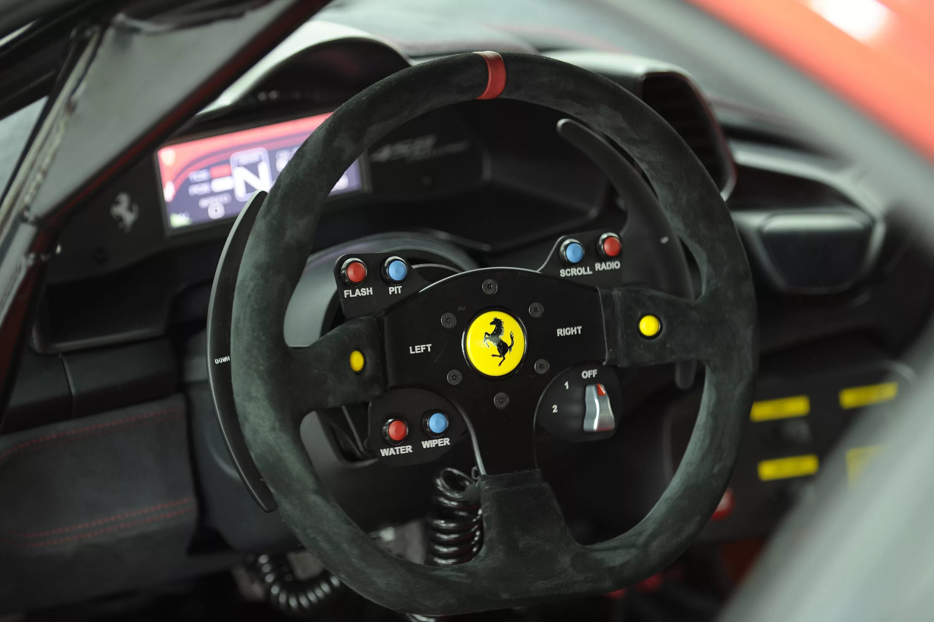 Руль ferrari 458. Ferrari 458 Challenge. Ferrari 458 Steering Wheel. Ferrari gt3 салон.