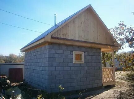 Баня из пеноблоков своими руками проекты