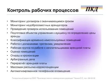 Мониторинг контрактов