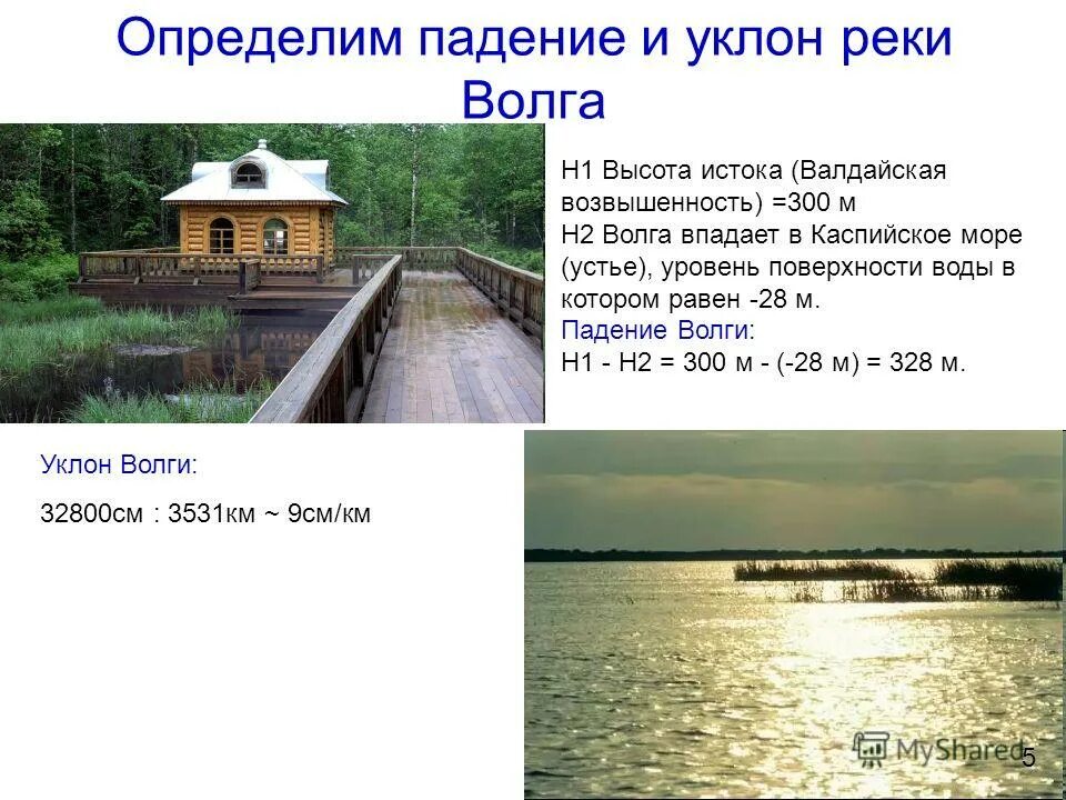 на какой высоте берет начало волга