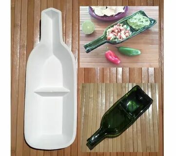 Тарелка из бутылки